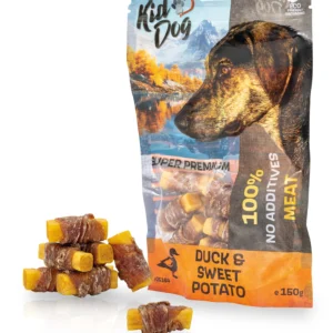 KidDog SUPER PREMIUM 100% duck meat on sweet potato without additives 150 g