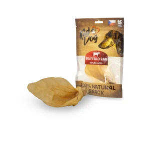 KidDog 100% Natural Snack, hovězí ucho přírodní 20 cm / 55 – 60 g