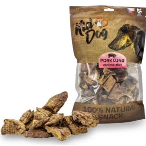 KidDog 100% Natural Snack, pork lungs 4 - 6 cm / 200 g